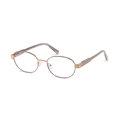 Oval Gold Eyeglasses