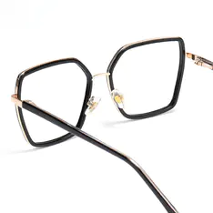 Square Black Eyeglasses