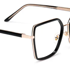 Square Black Eyeglasses