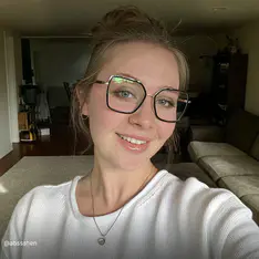 Square Black Eyeglasses