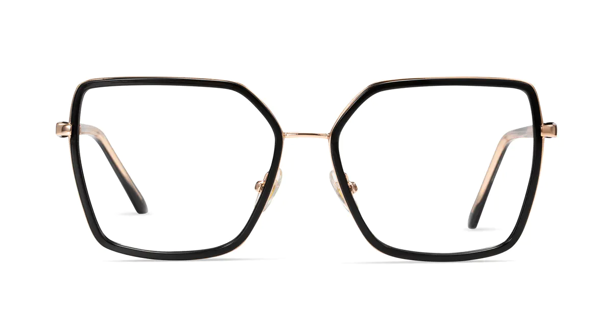 Square Black Eyeglasses