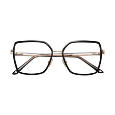 Square Black Eyeglasses