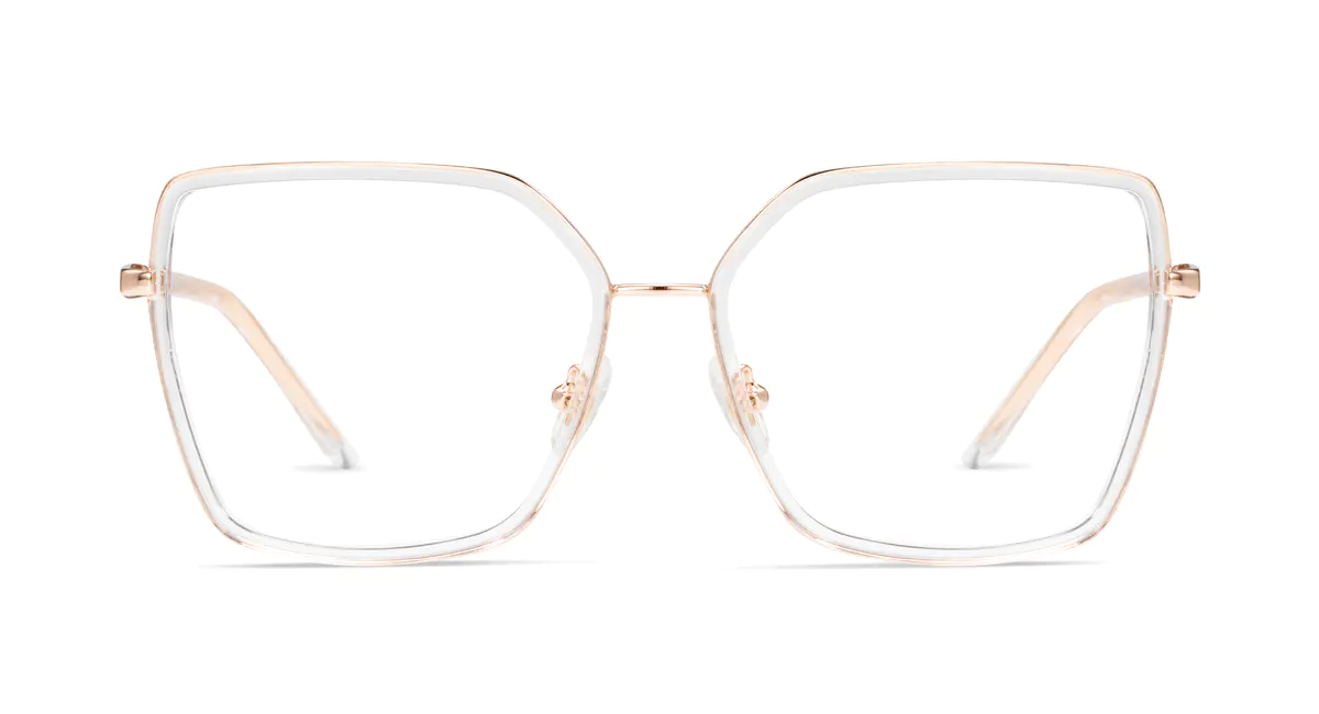 Square Clear Eyeglasses