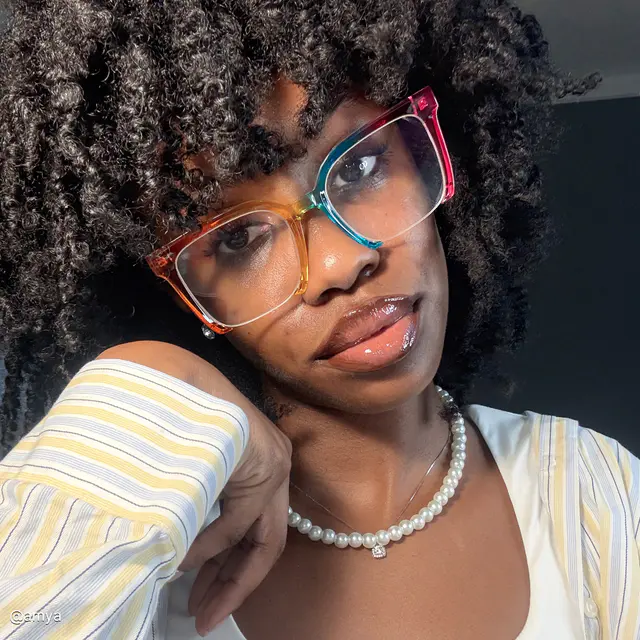Square Multicolor Eyeglasses