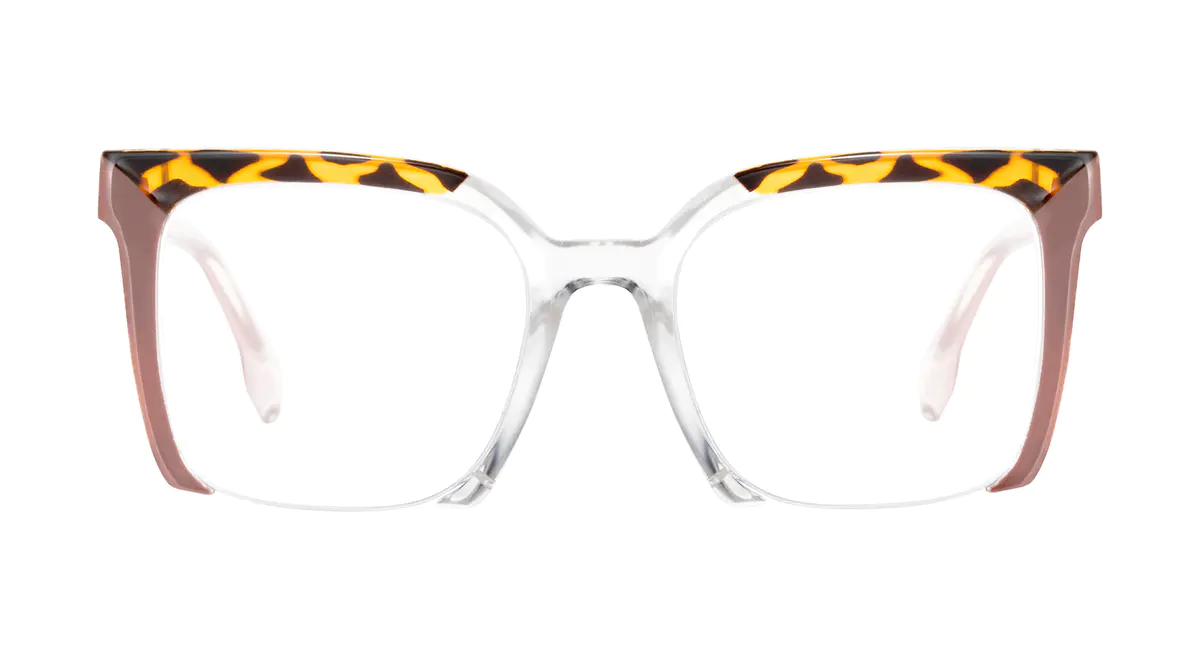 Square Brown/Tortoiseshell Eyeglasses