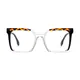 Square Black/Tortoiseshell Eyeglasses
