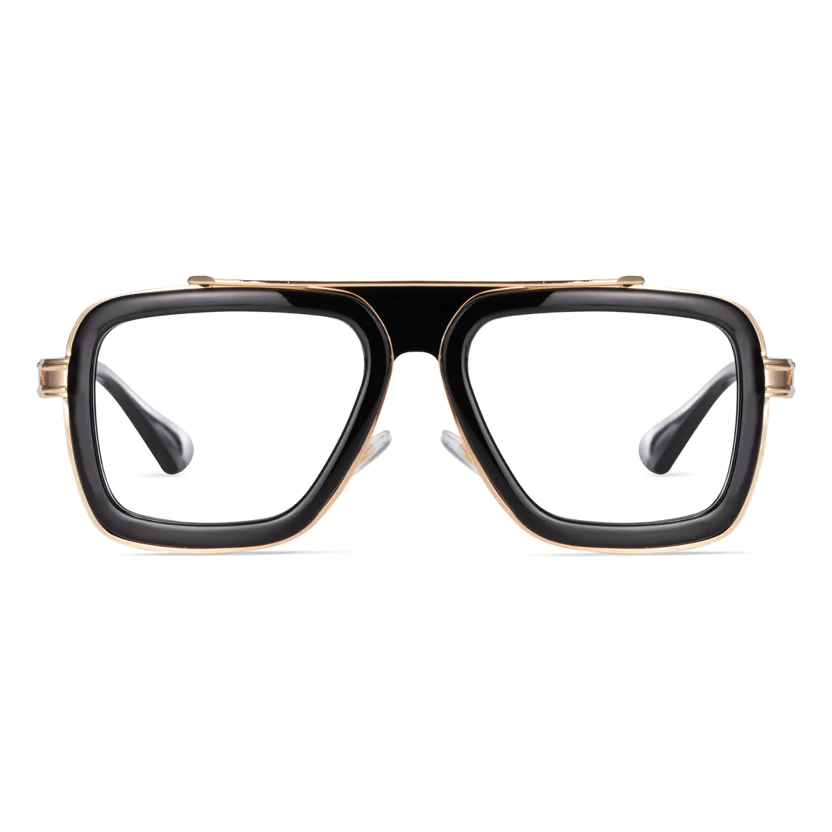 Aviator Black/Gold Eyeglasses