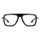 Aviator Black/Silver Eyeglasses