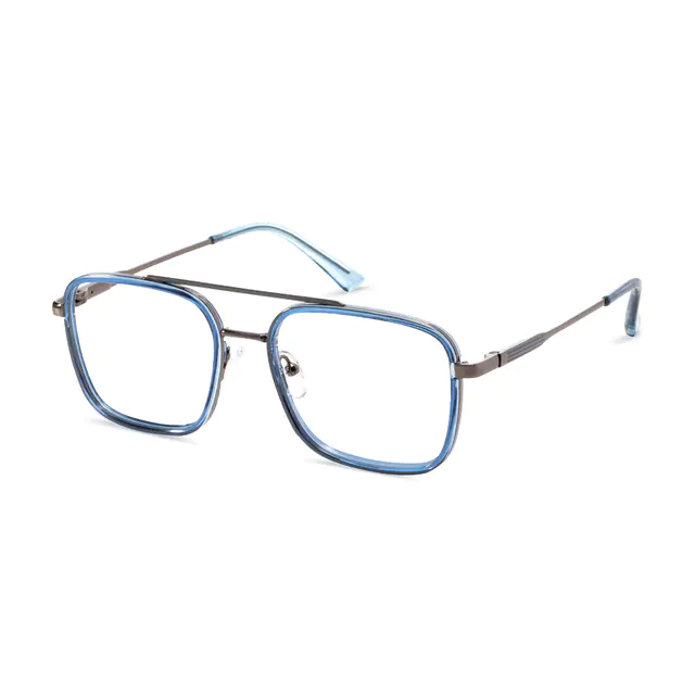 Aviator Blue Eyeglasses