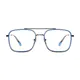 Square Blue Eyeglasses