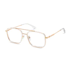 Square Gold Eyeglasses