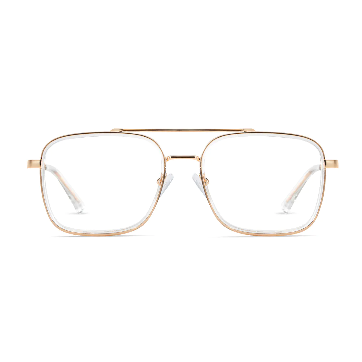 Square Gold Eyeglasses