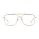 Square Gold Eyeglasses