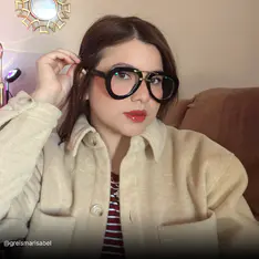 Aviator Black Eyeglasses