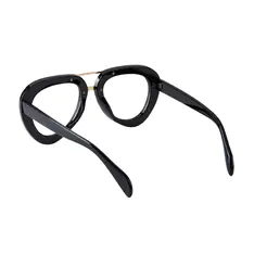 Aviator Black Eyeglasses
