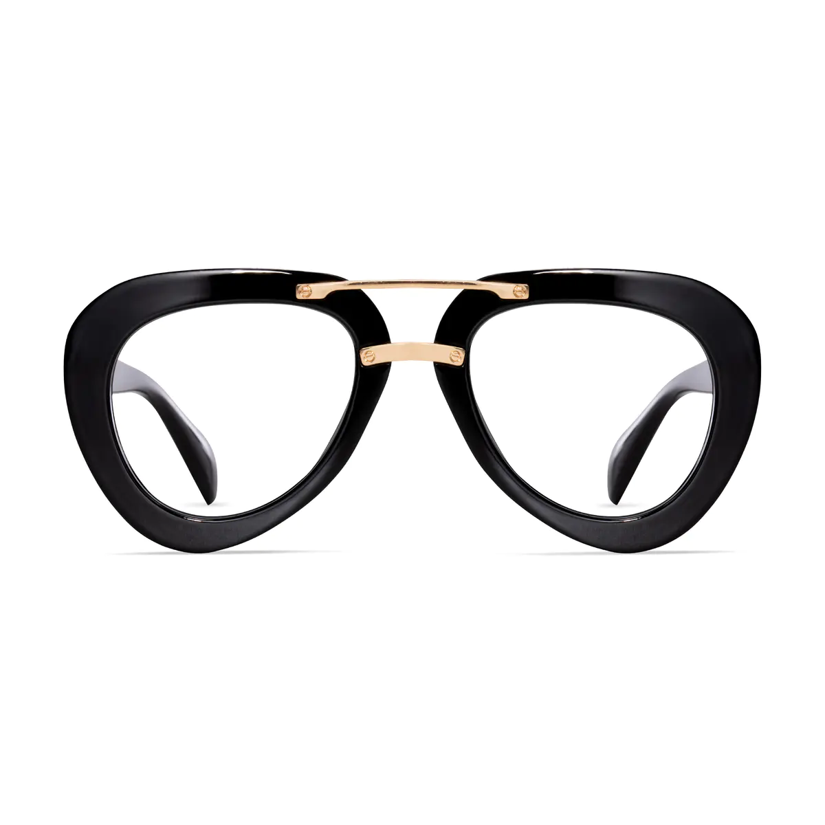 Aviator Black Eyeglasses