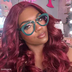 Aviator Green Eyeglasses