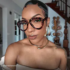 Aviator Ruby Tortoiseshell/Pink Eyeglasses