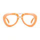 Aviator Orange Eyeglasses