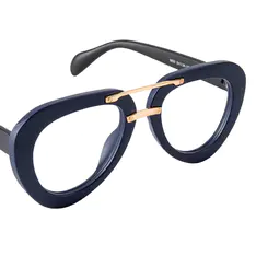 Aviator Blue Eyeglasses
