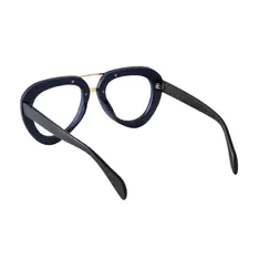 Aviator Blue Eyeglasses