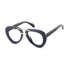 Aviator Blue Eyeglasses