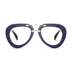 Aviator Blue Eyeglasses