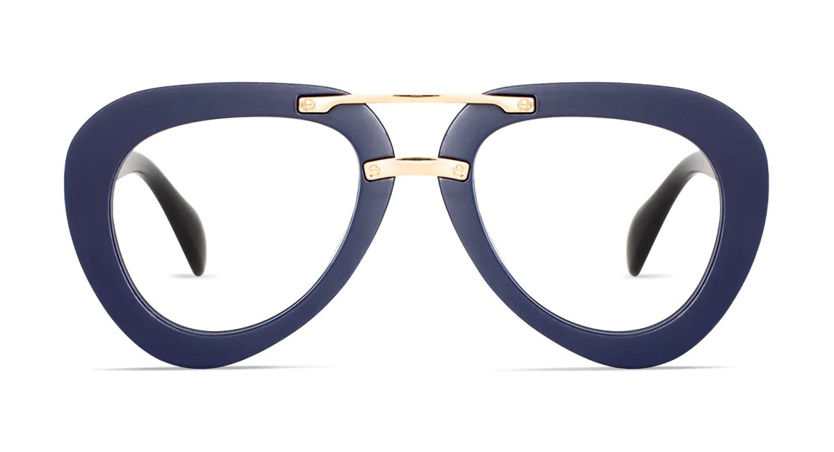 Aviator Blue Eyeglasses