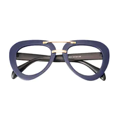 Aviator Blue Eyeglasses