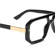 Aviator Black Eyeglasses