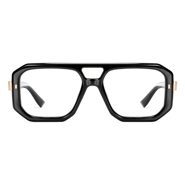 Aviator Black Eyeglasses