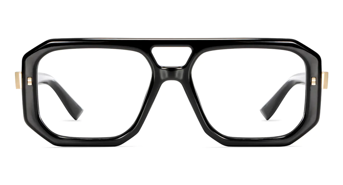 Aviator Black Eyeglasses