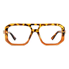 Aviator Tortoiseshell Eyeglasses