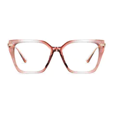 Square Gradient Brown Eyeglasses
