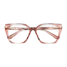 Square Gradient Brown Eyeglasses
