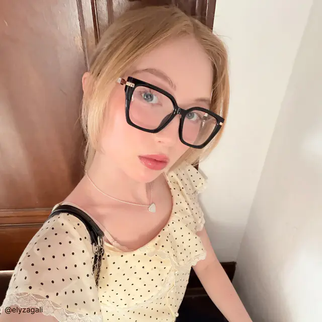 Square Black Eyeglasses