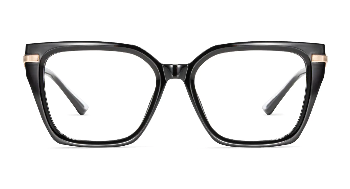 Square Black Eyeglasses