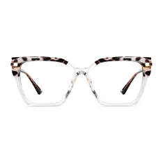 Square Clear/Tortoiseshell Eyeglasses