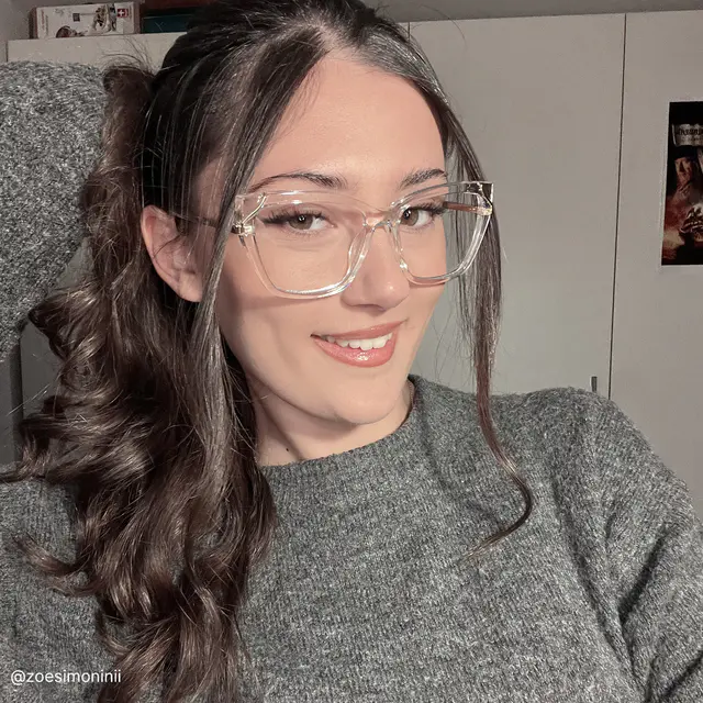 Rectangle Clear Eyeglasses