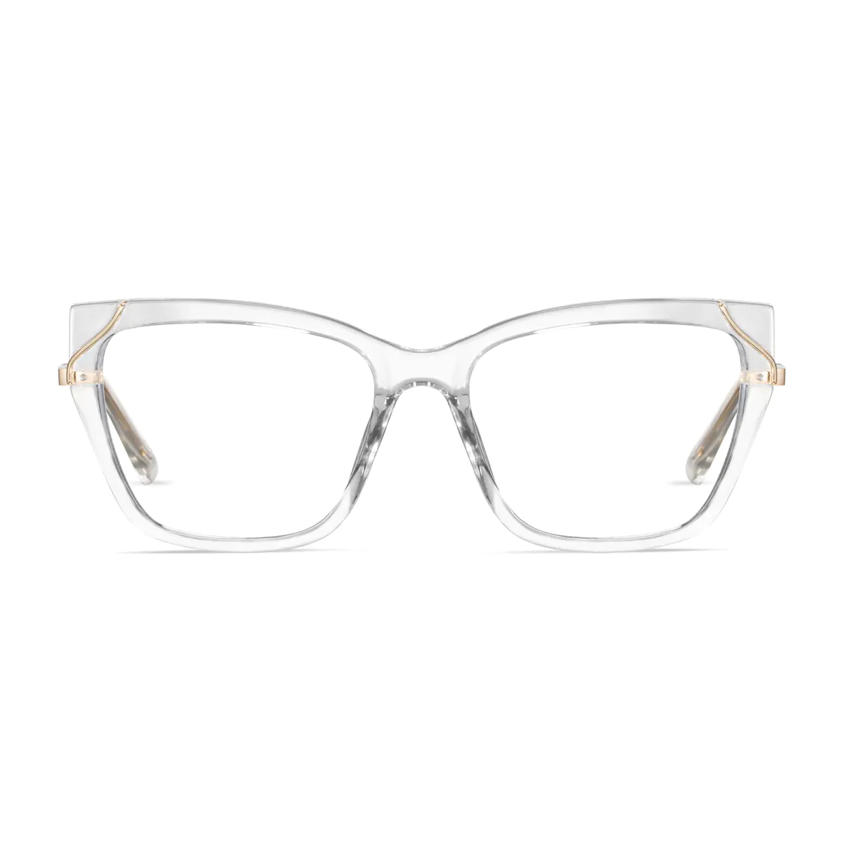 Rectangle Clear Eyeglasses