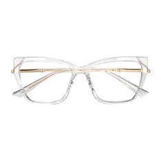 Rectangle Clear Eyeglasses