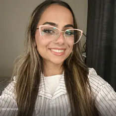 Cat-eye Pink/Gold Eyeglasses