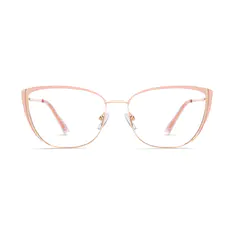 Cat-eye Pink/Gold Eyeglasses