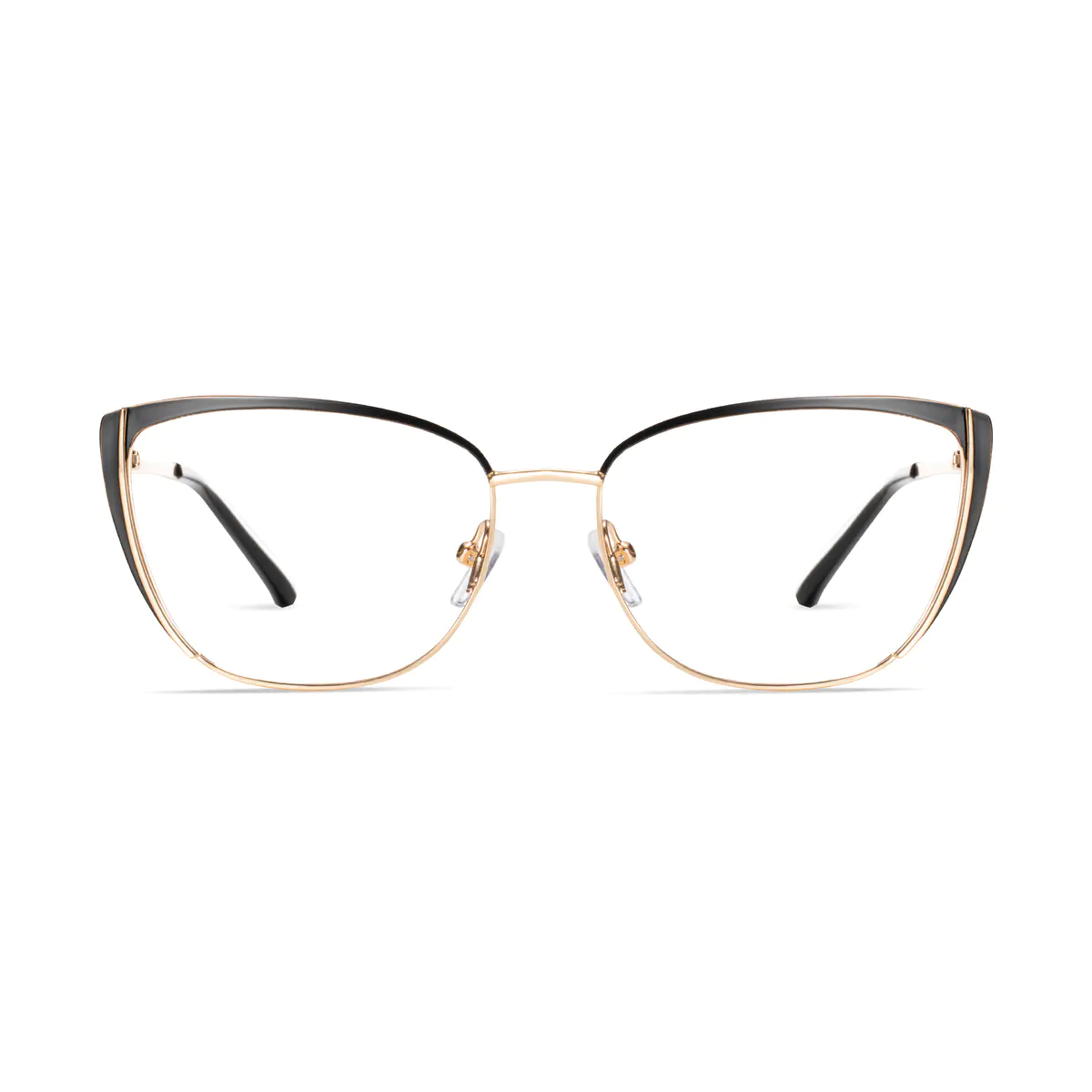 Cat-eye Black/Gold Eyeglasses