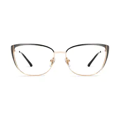 Cat-eye Black/Gold Eyeglasses