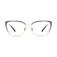 Cat-eye Black/Gold Eyeglasses