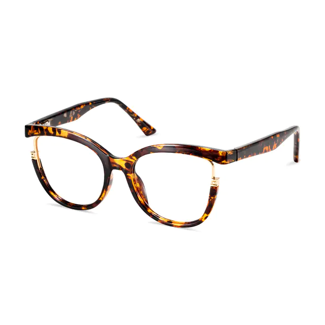 Oval Tortoiseshell Eyeglasses