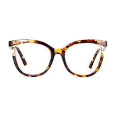 Oval Tortoiseshell Eyeglasses