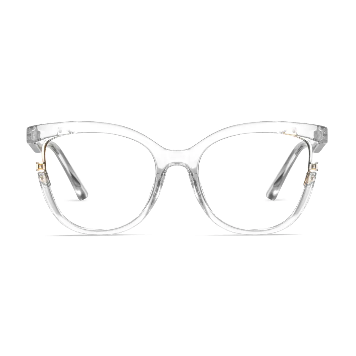 Oval Clear Eyeglasses