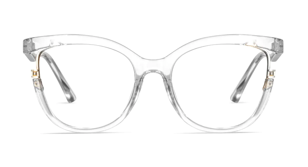 Oval Clear Eyeglasses